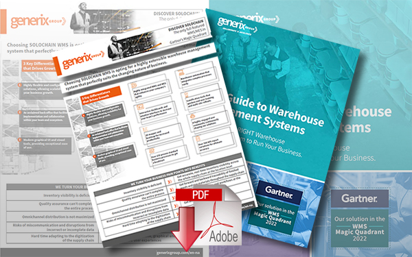 Download SOLOCHAIN WMS and the Guide to Warehouse Management Systems